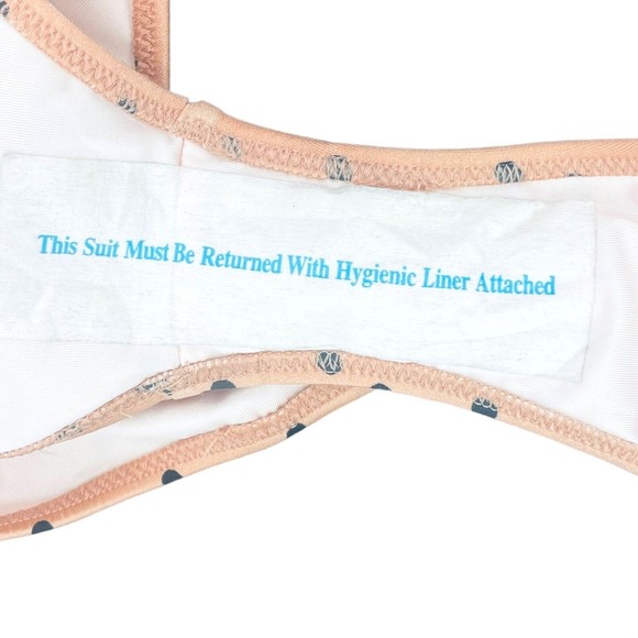 Shade & Shore NWT Sun Coast Cheeky Swimsuit Bikini Bottoms Tan Dot Size XL - Picture 8 of 9